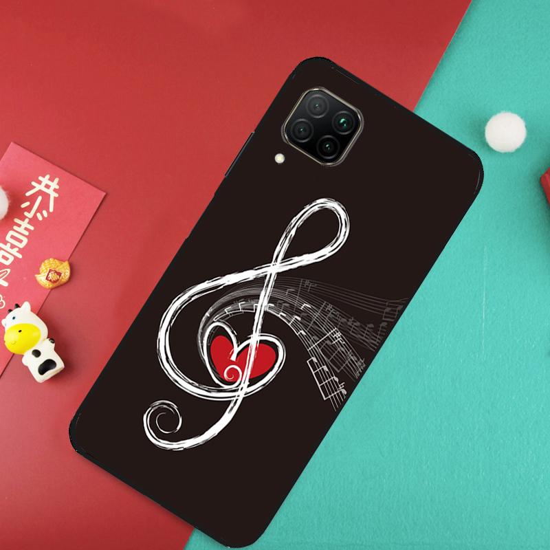 Minimalist Music Lover For Huawei Nova 7i 8i 11i 12i Y73 Y72 Y61 Y91 Y90 Y70 Y60 9 10 SE 11 Pro P30 P40 Lite Case