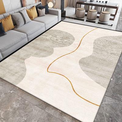 Large Area Rug Non-Woven Washable for Living Room Bedroom Study Nordic Ins Style Commercial Home Decor