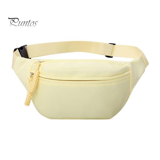 

Нагрудна сумка з регульованим плечовим ременем Легка велика місткість Кілька варіантів носіння Сумка через плече для щоденного використання та занять спортом жовтий