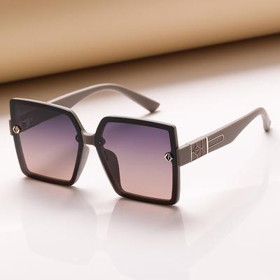 Große Box Polarisierte Sonnenbrille Damen Outdoor Sonnenschutz Sonnenbrille Damen Trendige Brille