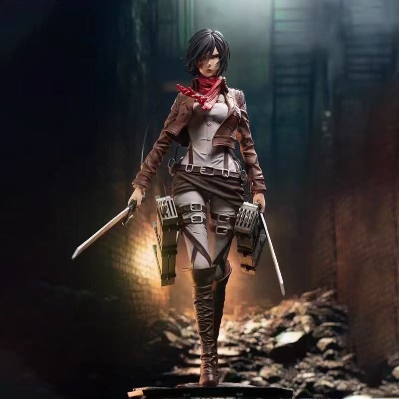 2026Nuovo//30cm/11.81inch 2026 Nuovo Anime Attack On Titan Mikasa Ackerman figura PVC Action Figures Collezione Modello Giocattoli Regali