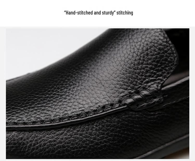 Men's Large Size Leather Loafers - Formal & Casual Versatile Moccasins