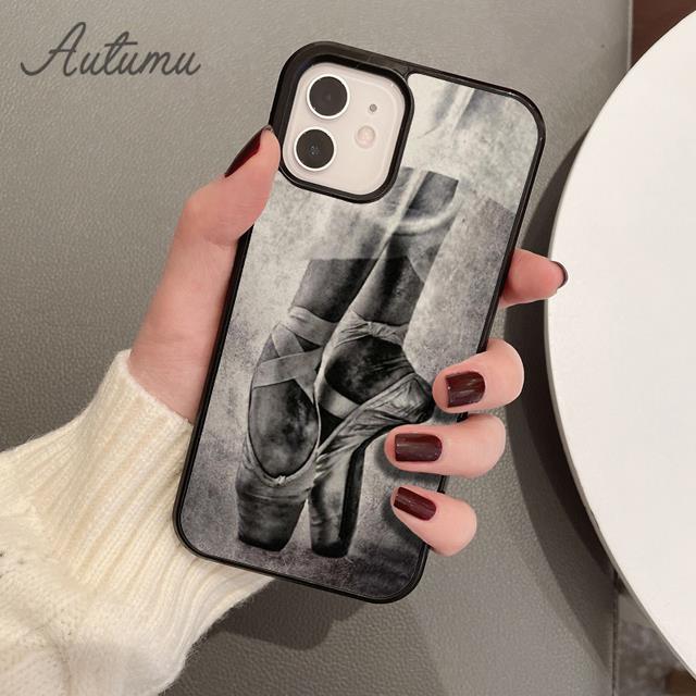 Ballerina Ballet Shoes Dance Girl Phone Case for iPhone 17 Air 15 16 16e 11 12 13 14 Pro Max Plus Cover coque Fundas