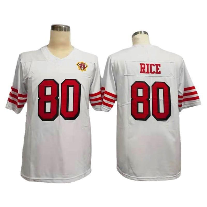 Retro Embroidered American Football Jersey Men Women NFL Style Team 49ers 85 Kittle 10 Garoppolo 97 Bosa