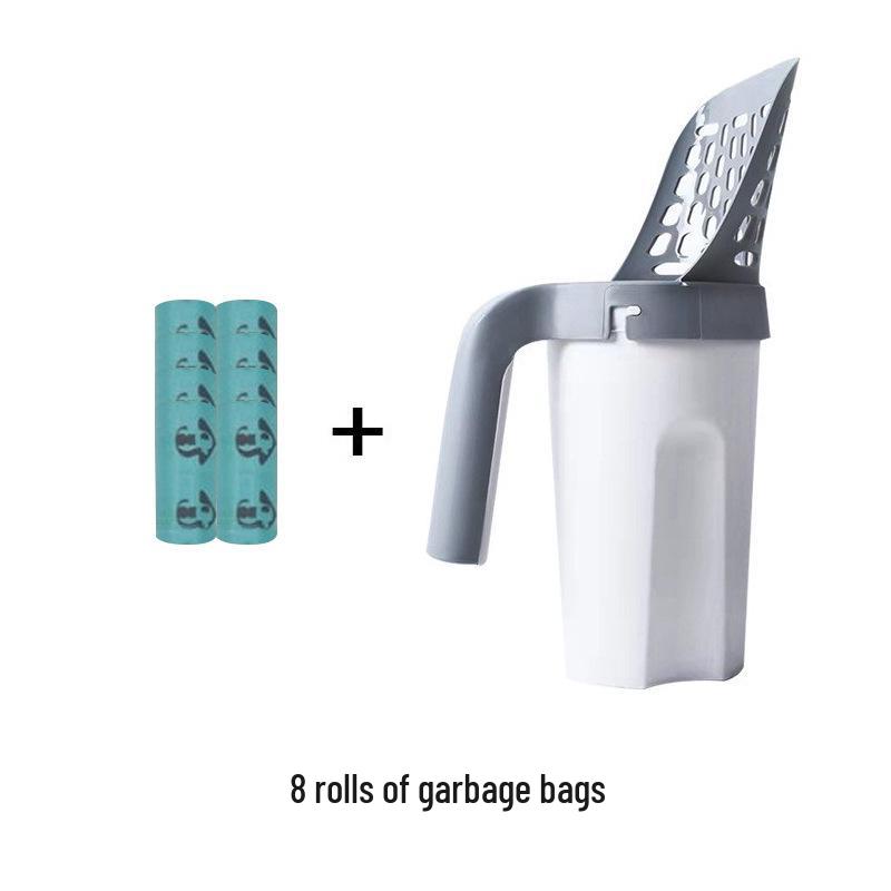Pet Leash with Poop Scooper & Large Storage Box