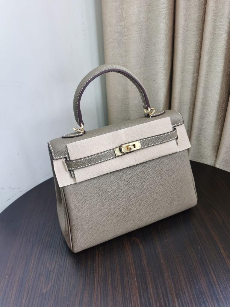Togo erste Schicht Rindsleder leichter Luxus Leder Damen Tasche hohe Haptik Tasche Schulter Umhängetasche Handtasche Tasche