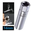 14mm Thin Wall Magnetic Spark Plug Socket 3/8" Drive 12-Point for Motorcycle 1pc