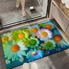 Three-dimensional Diatom Mud Floor Mat Bathroom Toilet Water-absorbing Anti-slip Mat Household Toilet Foot Mat Quick-drying Mat