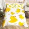 Cute Duck King Queen Duvet Cover Cartoon White Goose Bedding Set Funny Farmhouse Animal Comforter Cover Polyester Quilt Cover029