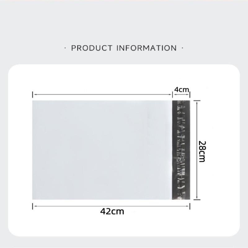 10Pcs Grey White Express Bag Self Sealing Mail Bag Envelope Waterproof Bag Shipping Express Envelope Packaging Bag
