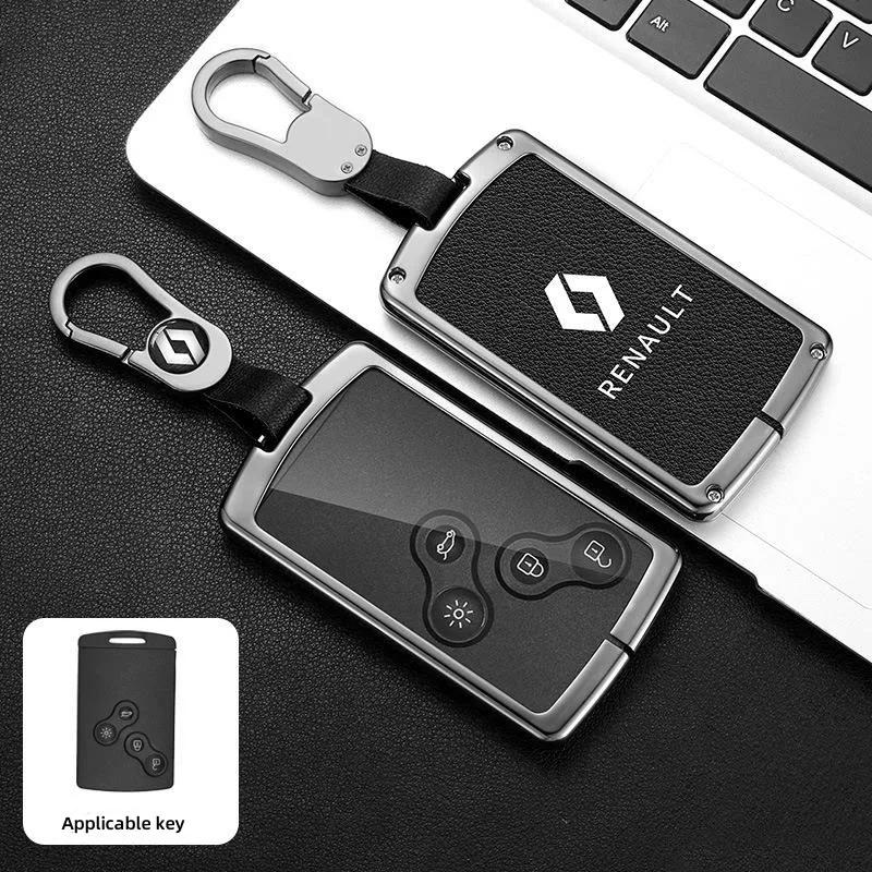 

Hub Caps Zinc Alloy Car Key Case Bag Metal Key Shell For Renault Sandero Duster Clio 5 Captur Austral Kadjar Megane Logan Arkan
