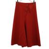 Wool Flare Pants 34 Red Gaucho Pants Women Used