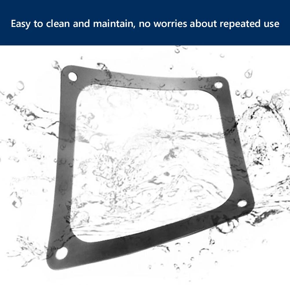 8/9/12/14CM Magnetic Frame Black Mesh Dust Filter PC Cooler Fan Filter with Magnet 120x120mm Dustproof Computer Case Cover