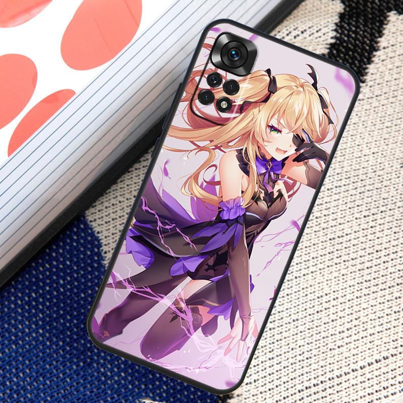 Husă Anime Genshin Impact Fischl pentru Xiaomi Redmi Note 12 11 10 9 8 Pro Note 8T 9S 10S 11S Redmi 10 10C 12C 9C