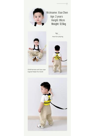 Children's Safety Backpack Leash - Anti-Lost Walking Tool with Hand Strap