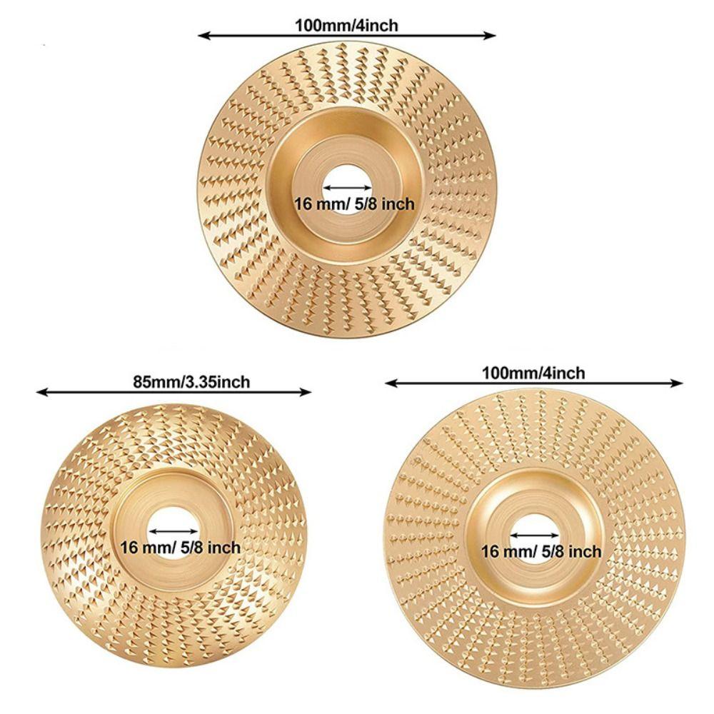 100mm Diameter Woodworking Grinding Wheel Arc Shape Wood Carving Disc Sanding Wheel Wood Polishing