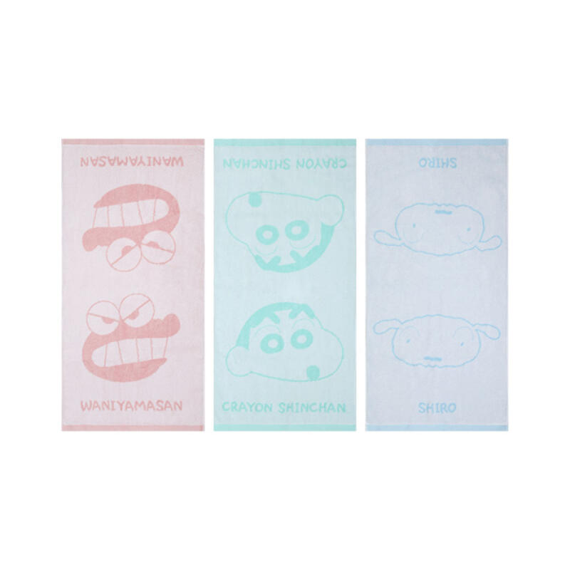 Crayon Shin-chan Pre-dyed Towel Set 3P