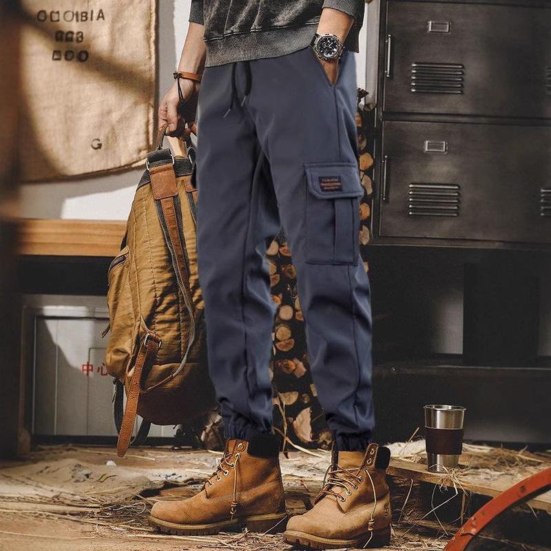 Japanese Overalls, Men's Spring and Autumn Trendy Brand Leggings, Casual Trousers, American Plus Size