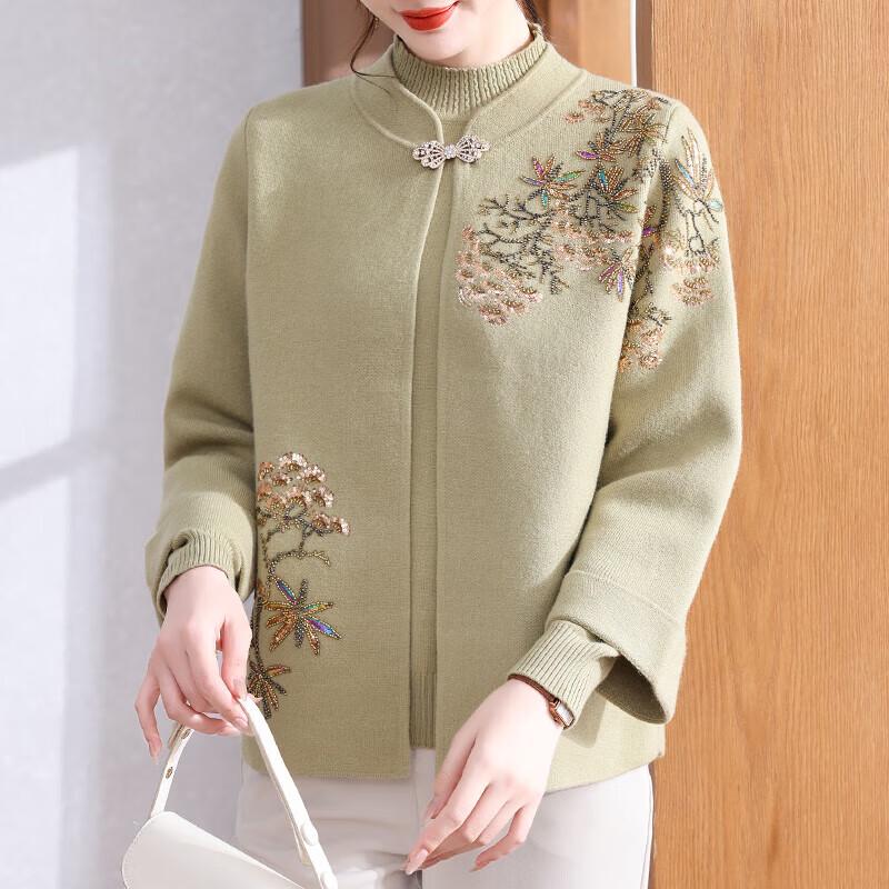 

XUEXI Женский новый трикотажный комплект из двух частей в китайском стиле L