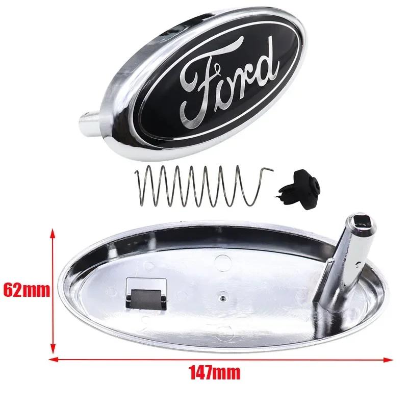 Samolepka na auto 2025 Horká 1ks 3D Ford 147mm 1pin ABS Přední logo auta Přední mřížka Zadní nárazník Zadní dveře kufr Samolepka Znak samolepka