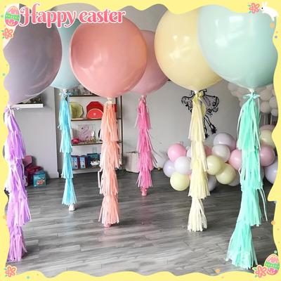1 Stück 36-Zoll Macaron Bunte Latexballons Muttertag Große Runde Ballons Super Großer Latex Bunter Ballon Hochzeits Geburtstagsfeier Dekorationen