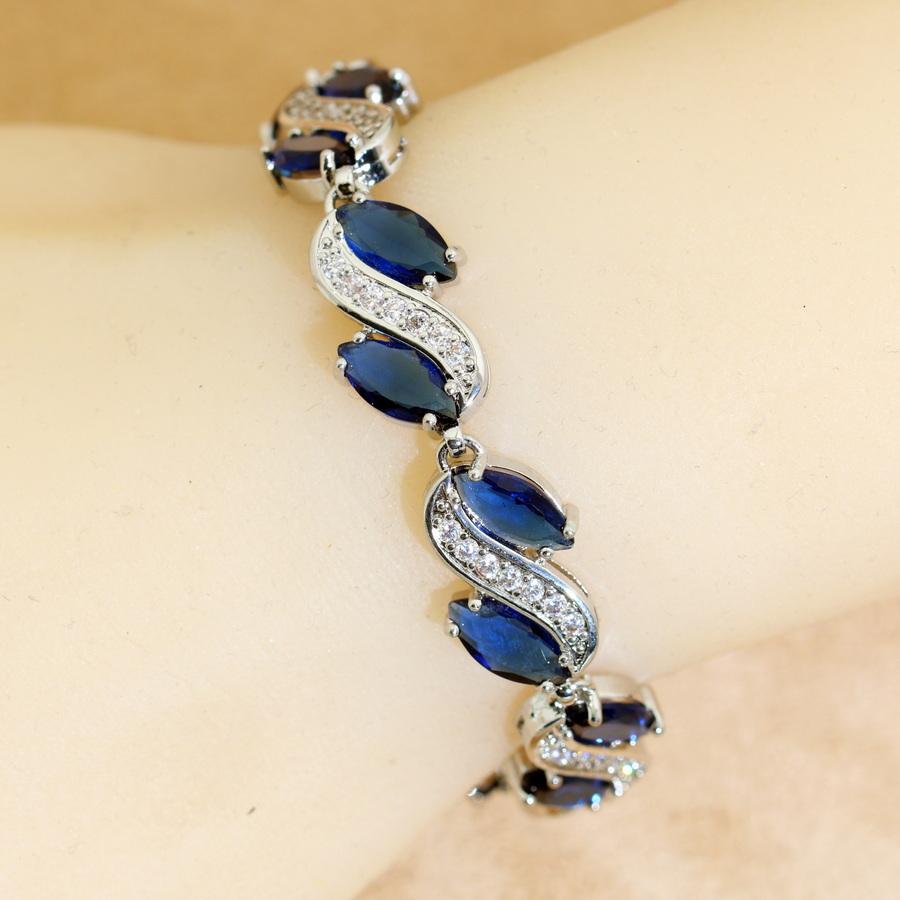 

New More Color Zirconia Bracelet For Women Wedding Jewelry Gift