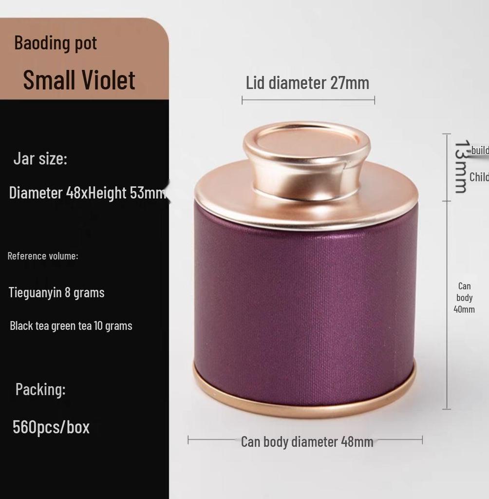 Compact Sealed Tea Canister for Single Brew - Portable and Reusable