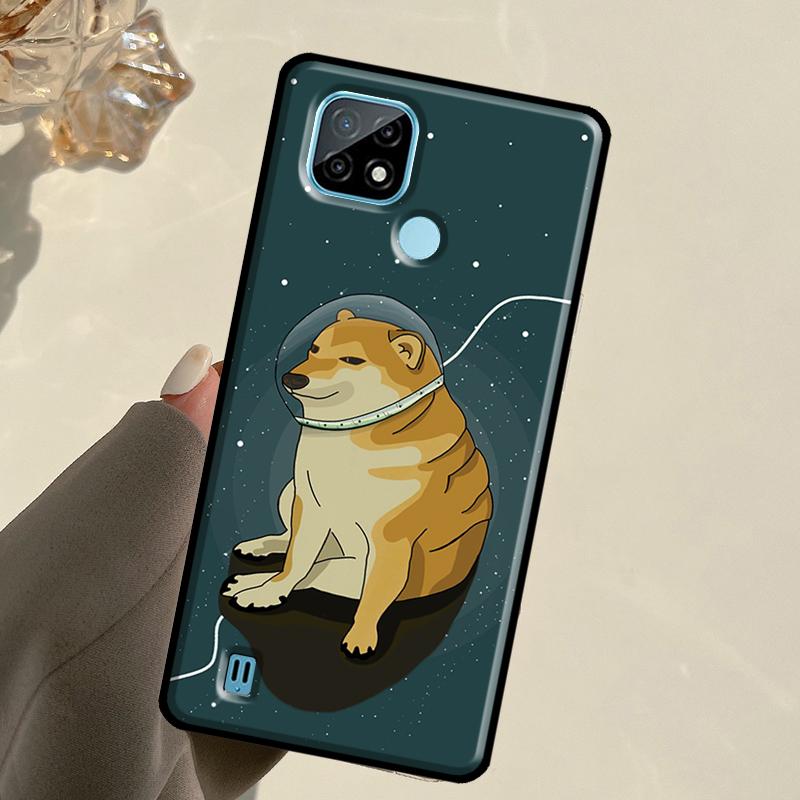 Funny Cheems Doge For Realme 13 11 10 12 14 Pro Plus GT 5 6 6T GT7 Pro C67 C61 C53 C51 C21Y C25S C75 C55 Case