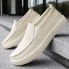 Men's Shoes Old Beijing Cloth Shoes Summer New One-pedal Lazy Shoes Breathable Non-smelly Feet Men's Cloth Shoes Soft-soled Men's Single Shoes