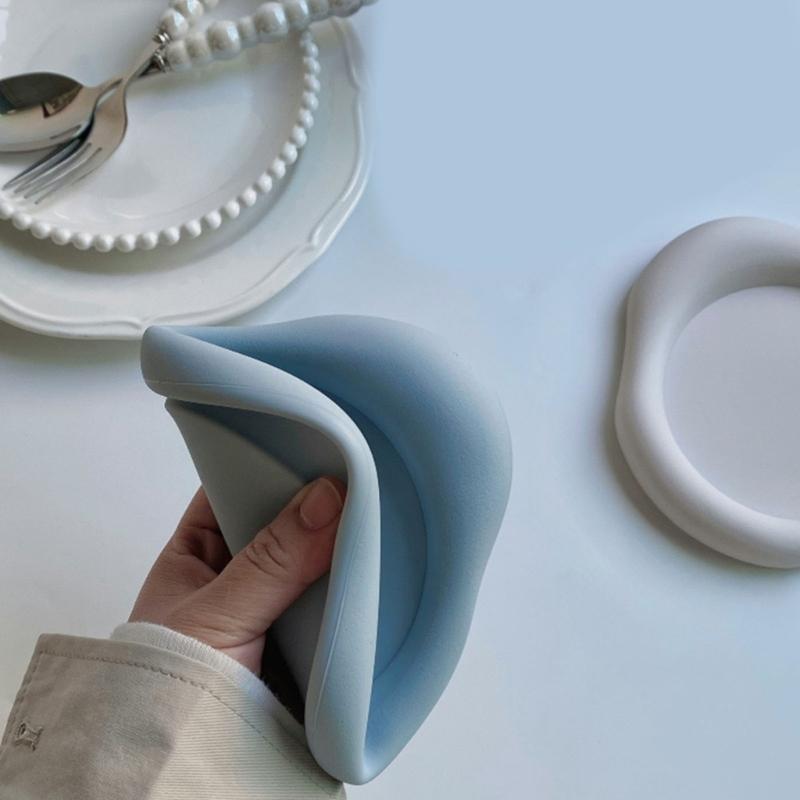Textured Drink Pad Heatproof Table Protectors Kitchen Accessory Heat Resistant Easy Cleaning Cup Mat