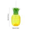 10Pcs Plastic Strawberry Pineapple Drinking Cup Fruit Shape Juice Cups Water Cups Luau Flamingo Summer Beach Pool Party Decor