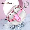 For Samsung Galaxy Buds 3 Pro/ Buds 3 Cover Lock Buckle Electroplating Anti Fall Protective Shell For Galaxy Buds 3Pro Case
