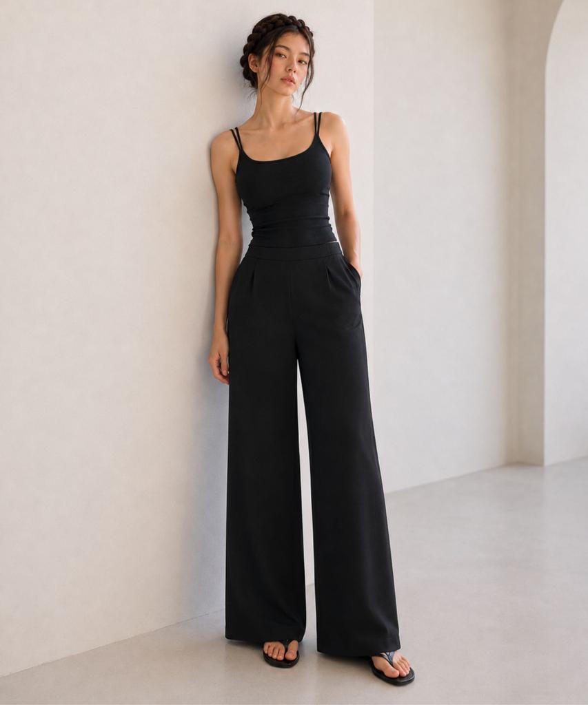 BLACRUSH Ice Cooling Wide Pants / Black