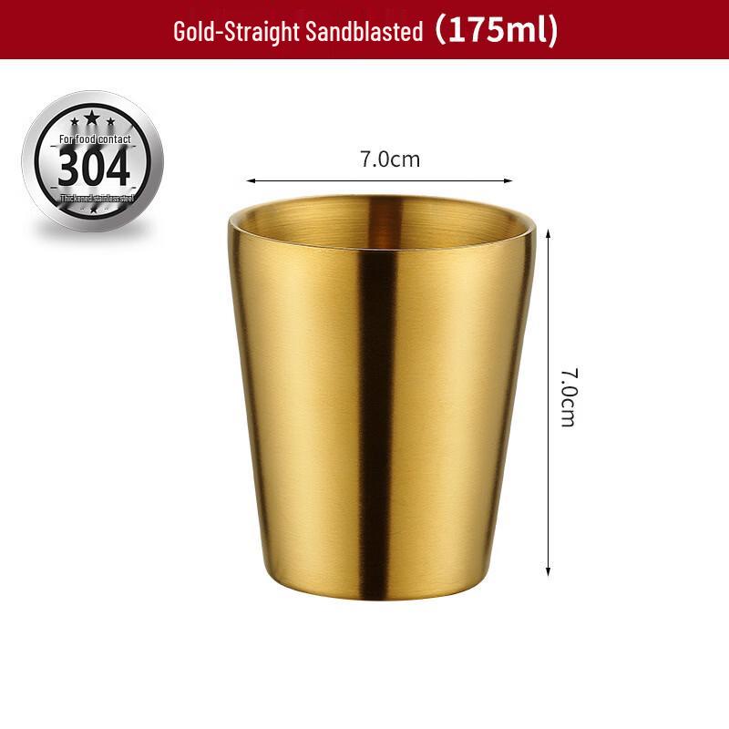 

Shengjia Korean 304 SS Golden Double-Wall Cup