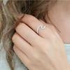 High Quality Elegant Look Micro Inlaid Wavy Zircon Stone For Women Rings Sleek Simple Style And Voguish Stylish Wave Dainty RingElegant Rings