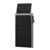 RFID-Protective Ultra-Thin Aluminum Card Holder - Anti-Skimming Metal Sleeve with Side Push Design.