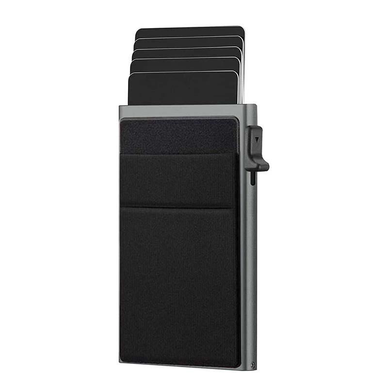 Men's RFID Blocking Metal Wallet & Card Holder