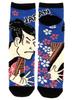 Set Compression Japanese Numbered [Kurochiku] 3-Pair Socks, Pattern, Men's (Approx. 28-30cm) (JP, Sizes, 28.0 cm, 30.0 cm, Regular, Standard, Beige,
