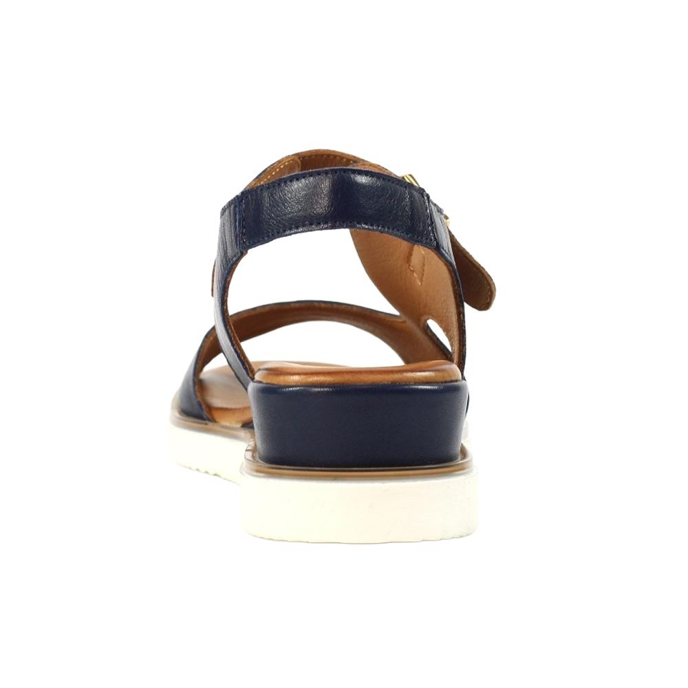 Lunar Womens/Ladies Spring Leather Wedge Sandals