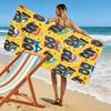 Monster-Truck-Abenteuerrennen Print Strandtuch, schnelltrocknend, geeignet für Reisen, Outdoor-Sport, Joggen, den Strand und Schwimmen, Geschenk