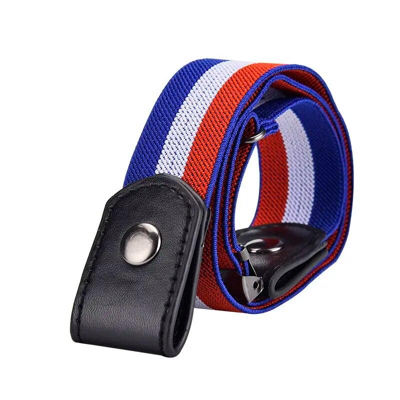 Adjustable Stretch Elastic Waist Band Invisible Belt Buckle-Free Belts for Women Men Jeans Pants Dress No Buckle Easy To Wear