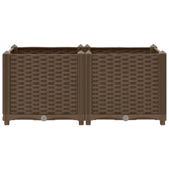 VidaXL Raised Bed 80x40x38 Cm Polypropylene