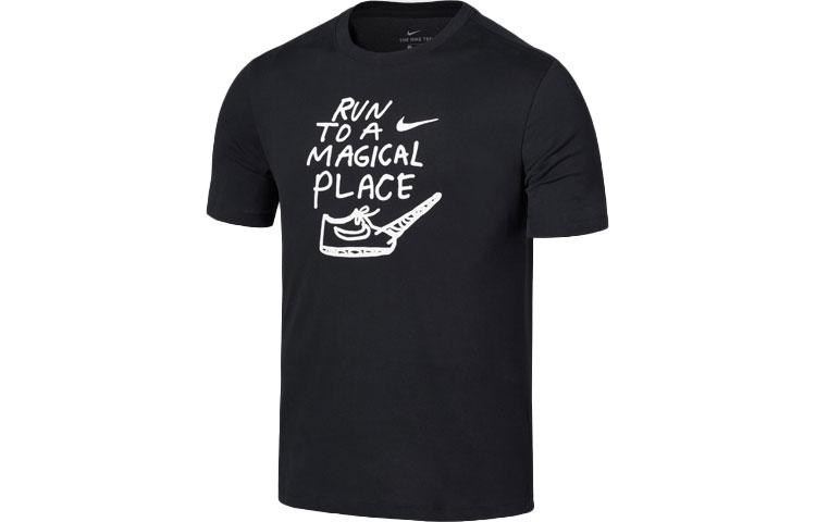 Nike T Shirts Men s Crew Neck Moderate AO0651-010 M