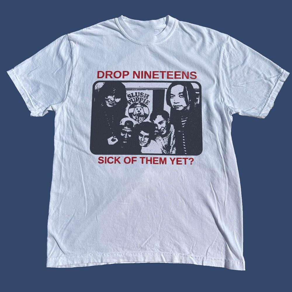 Drop Nineteens Boston Buzz Magazine White Tshirt Unisex T-Shirt XXL