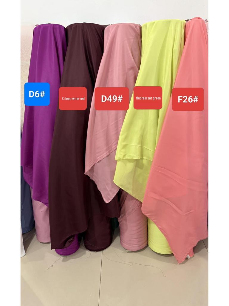 Polyester Pongee Solid Color Lining for Suits and Cashmere Coats