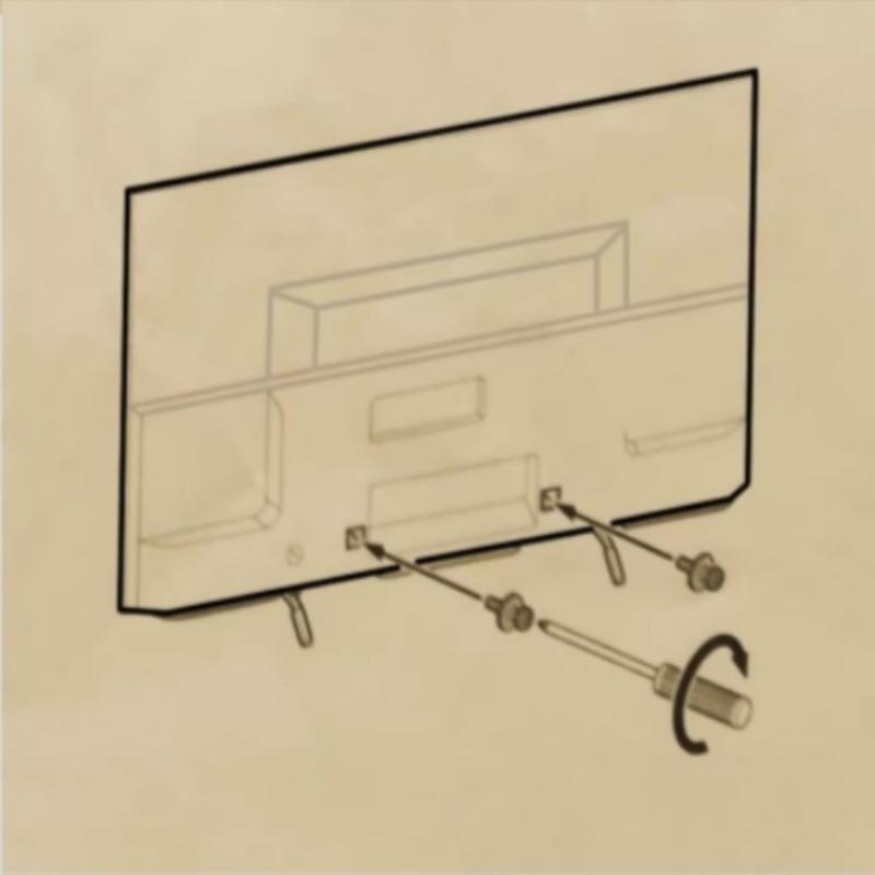 1Pair Tv Base Stand Bracket Fit For Tv Dock Parts Kdl-32 42 50 55W 650A 680A 700B 800B 600A