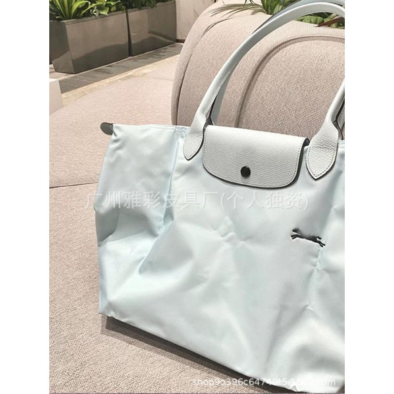 High Quality Dragon Inlaid Bag Week Commemorative Embroidered Dumpling Bag Nylon Handbag Large Capacity Shoulder Tote Bag