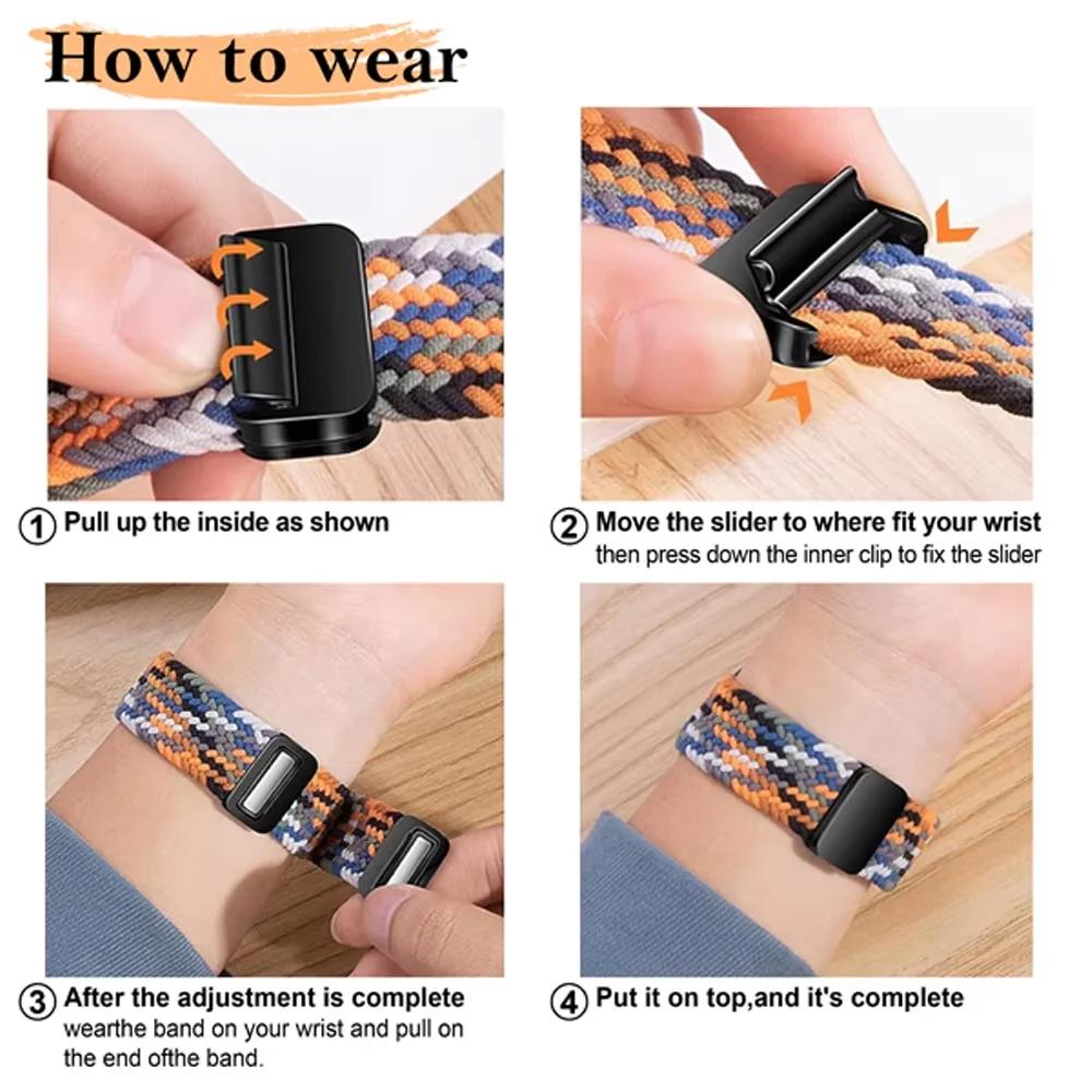 20mm 22mm Magnetisches Nylonarmband für Huawei Watch 5 GT6 Pro GT6 46mm Sportarmband Armband Huawei Watch 4 3 Pro GT5 GT4-3 46mm