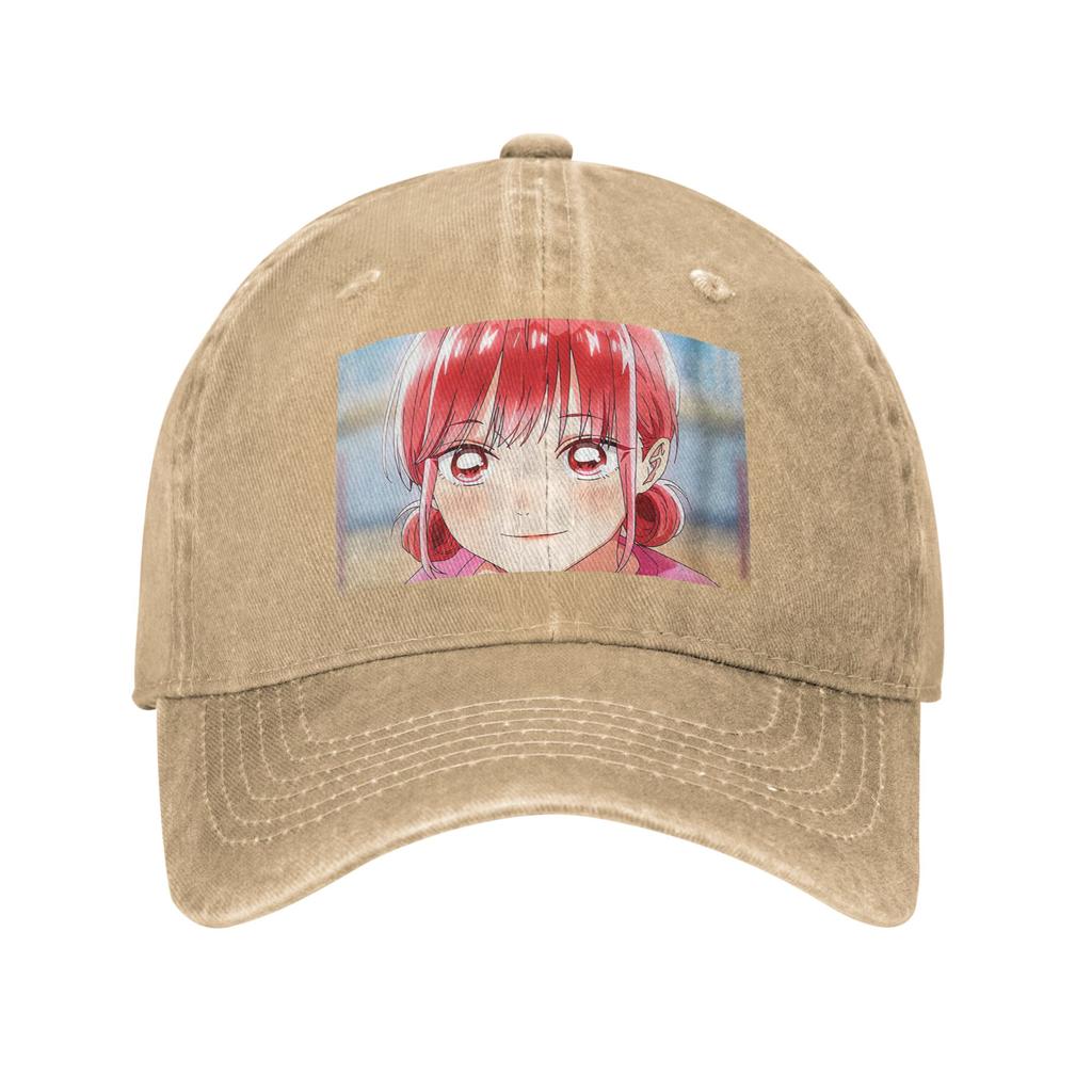 Blaue Box Hina Chono Anime Denim Stoff Kappe Lässige Baseballkappen Verstellbarer Hut Sommer Unisex Baseballkappen