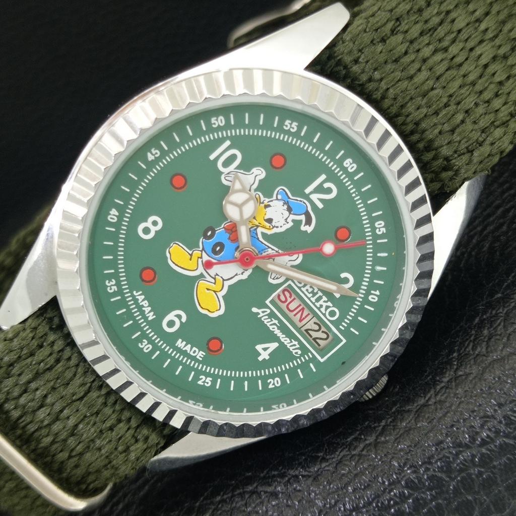 АВТОМАТИЧЕСКИЕ ВИНТАЖНЫЕ ВОССТАНОВЛЕННЫЕ SEIKO 6309A ЯПОНИЯ МУЖСКИЕ ЗЕЛЕНЫЙ ЦИФЕРБЛАТ ЧАСЫ a443109-1